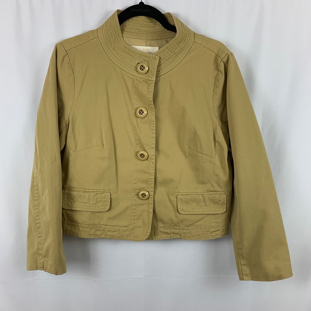 🍍J. Crew Classic Twill Chino Jacket - Picture 1 of 9